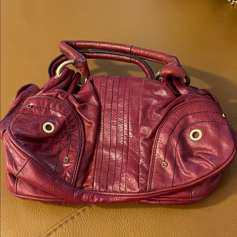 Juicy Couture Burgundy Shoulder Bag - Picture 2 of 5